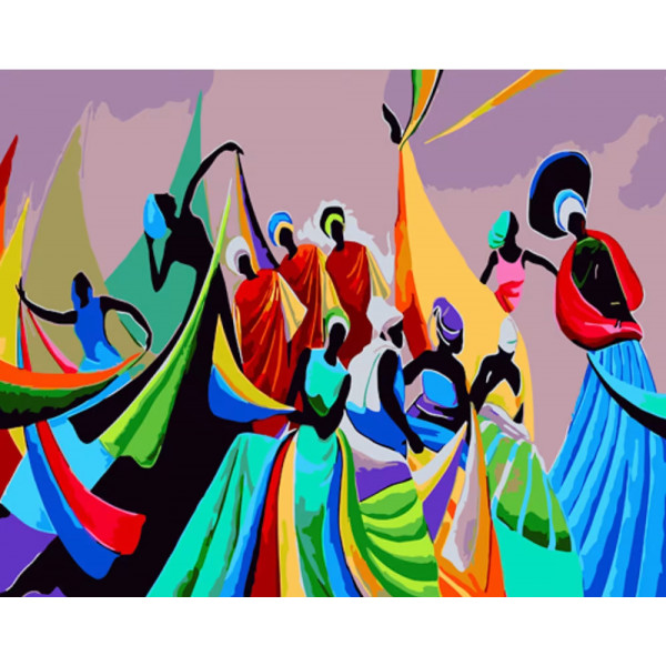 Фото - Картина за номерами Strateg Жіночі силуети 40х50 см (GS1530) Фото - Картина за номерами Strateg Жіночі силуети 40х50 см (GS1530)