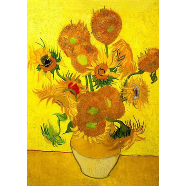 Фото - Алмазний живопис Strateg Натюрморт дванадцять соняшників у вазі 30х40 см (JSDF71988)