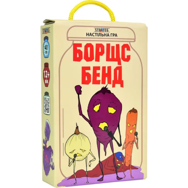 Фото - Настільна гра (12+) Strateg Борщс Бенд українською мовою (30474)