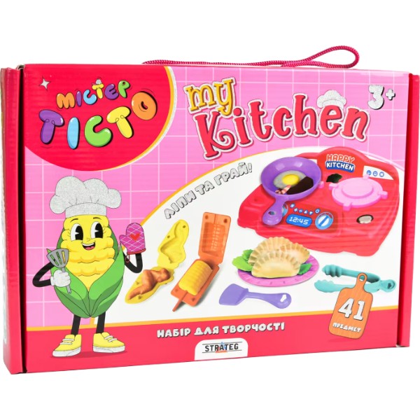Фото - Ліплення з тіста Strateg Містер тісто My Kitchen українською мовою (41025)