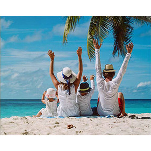 Фото - Алмазний живопис Strateg Сімейний відпочинок 30х40 см (HEG86869)