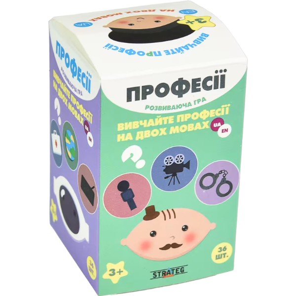 Фото - Настольная игра (3-4 года) Strateg Профессии на украинском языке, артикул (30773)