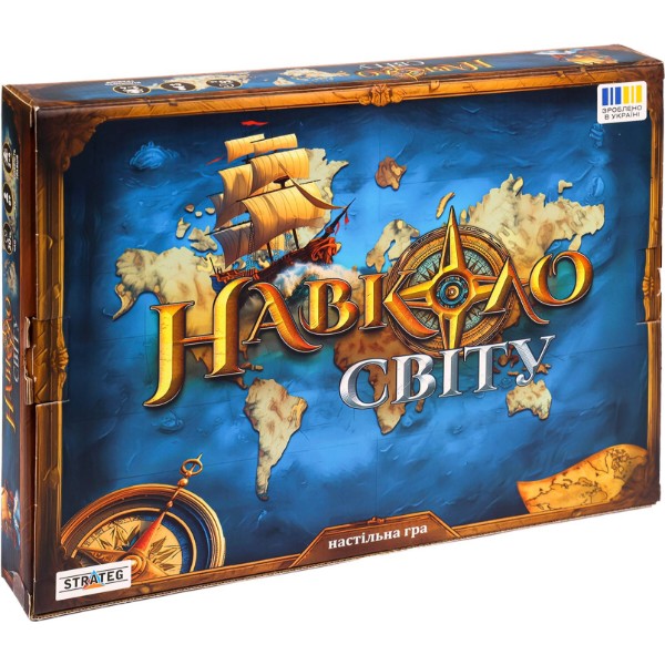 Фото - Настольная игра (8+) Strateg Вокруг света (30110)