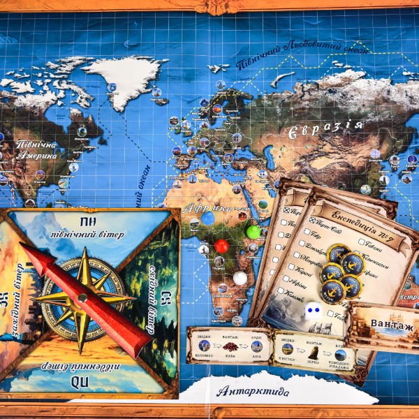Фото - Настольная игра (8+) Strateg Вокруг света (30110)