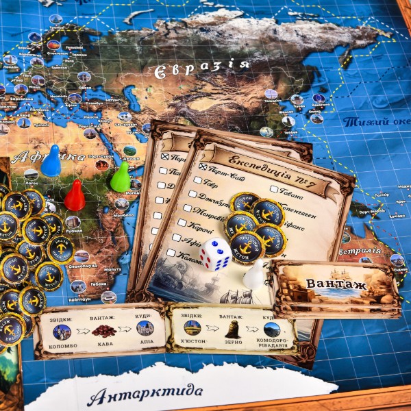 Фото - Настольная игра (8+) Strateg Вокруг света (30110)