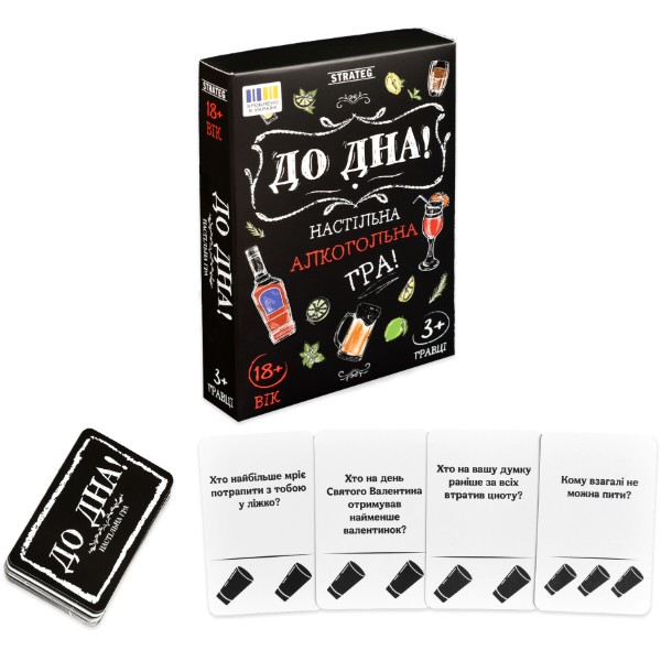 Фото - Настольная игра (18+) Strateg До Дна! (30971)