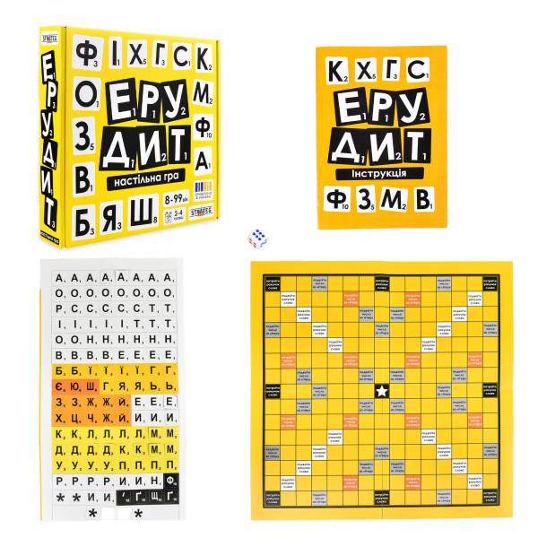 Фото - Настільна гра (8+) Strateg Ерудит укр (30619)