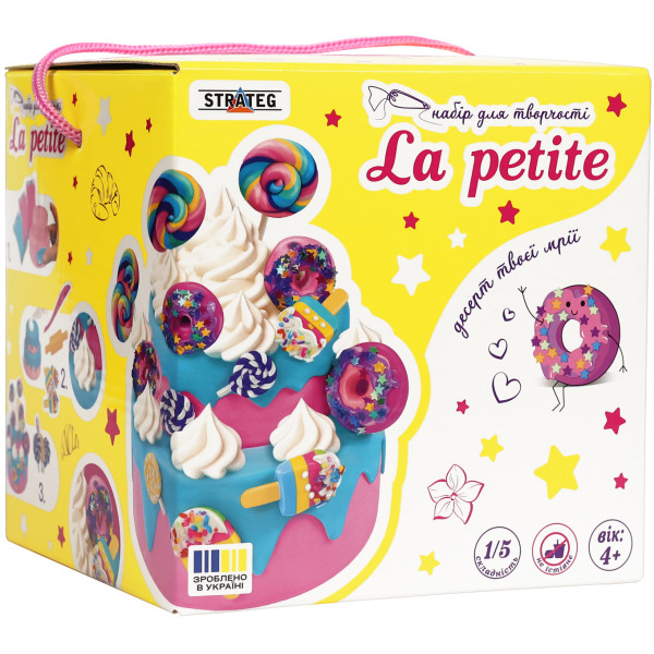 Фото - Маса для ліплення Strateg Lapetite Солодкий мікс (31092)