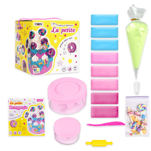 Фото - Маса для ліплення Strateg Lapetite Солодкий мікс (31092)