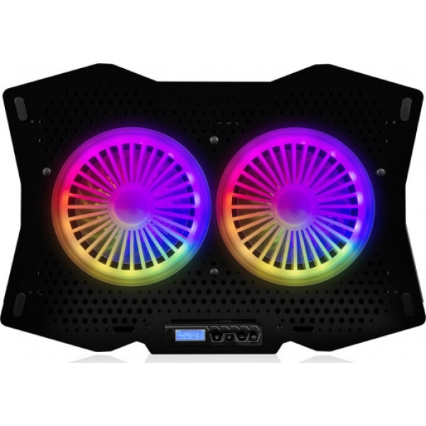 Фото - Подставка под ноутбук охлаждающая Modecom SlentI Fan MC-CF18 RGB (PL-MC-CF-18-RGB)