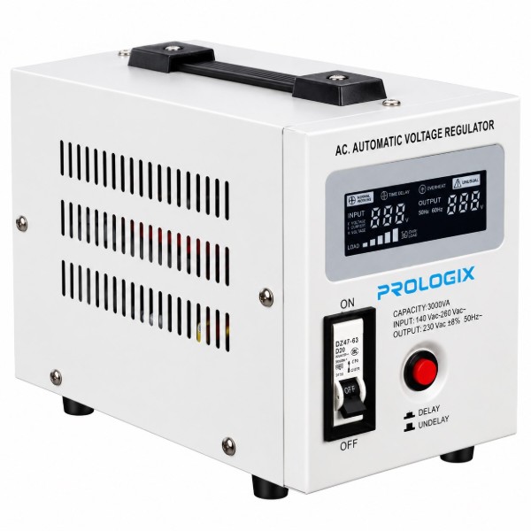 Фото - Стабілізатор напруги ProLogix 3000VA (PLSTAB-REL3000T)