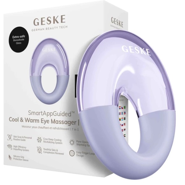 Фото - Массажер для глаз GESKE Cool & Warm Eye Massager 7 в 1 фиолетовый (GK000702PL01)