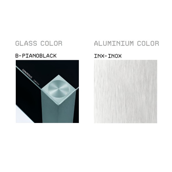 Фото - Тумба для телевізора Sonorous PL 2400-B-INX
