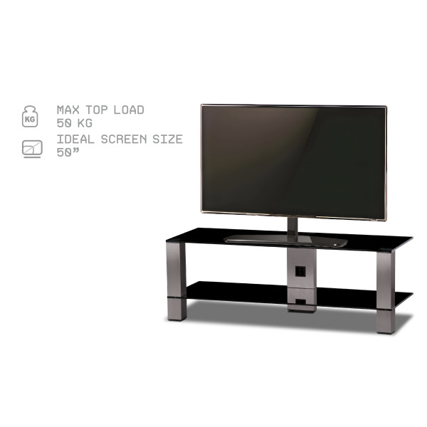 Фото - Тумба для телевізора Sonorous PL 3410-B-INX