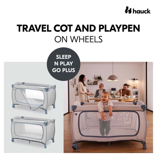 Фото - Манеж-ліжко HAUCK Sleep N Play Go Plus Dusty Blue