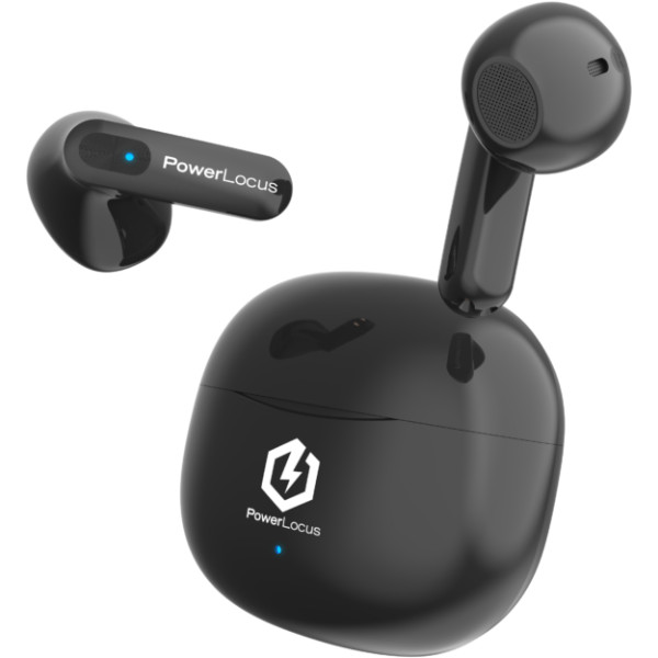 Фото - Наушники вкладыши беспроводные TWS PowerLocus Vibe black (pwl-vibe-black)