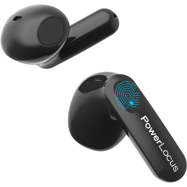 Фото - Наушники вкладыши беспроводные TWS PowerLocus Vibe black (pwl-vibe-black)