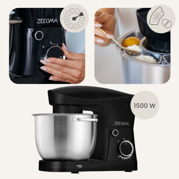 Фото - Планетарний міксер Zeegma PLANEET EASY BLACK