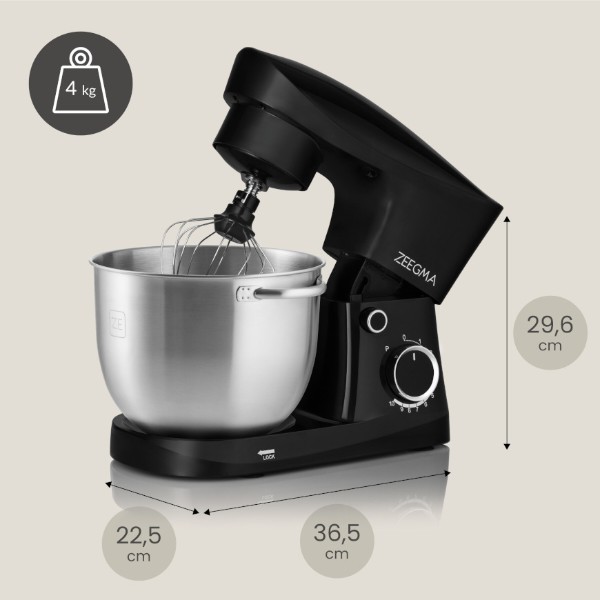 Фото - Планетарний міксер Zeegma PLANEET EASY BLACK