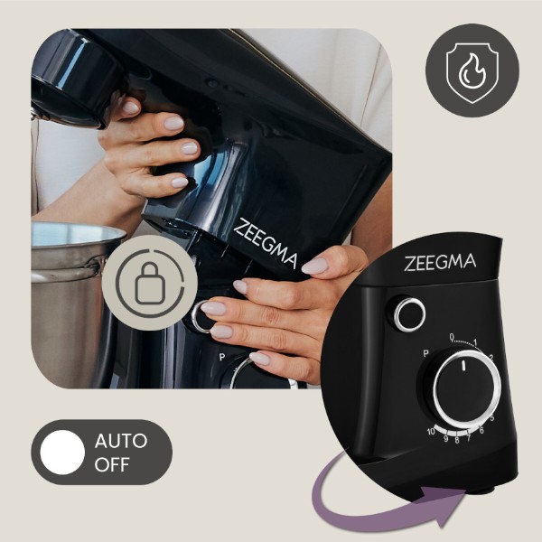 Фото - Планетарний міксер Zeegma PLANEET EASY BLACK