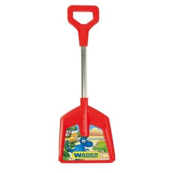 Фото - Лопатка для игры в песочнице Wader короткая зеленая в ассортименте (72350)