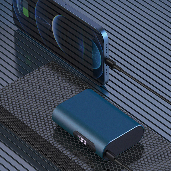 Фото - Батарея мобильная Platinet 10000mAh TYPE-C PD20W+ SCP22.5W HD+ 1500 CYCLES TOUCH MINI Blue (PMPB742BL)