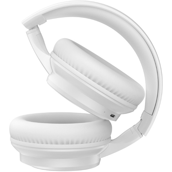 Фото - Навушники повнорозмірні бездротові Platinet WIRELESS HEADPHONES BLUETOOTH 5.4 400 MAH White (PHB086W)