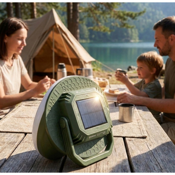 Фото - Фонарь Platinet CAMPING EMERGENCY LIGHT LED SOLAR 4X2000 MAH 5,5H 21W (PGCL02S)