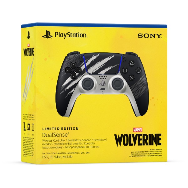 Фото - Геймпад PlayStation Dualsense BT [Marvel's Wolverine Adamantium Limited Edition]