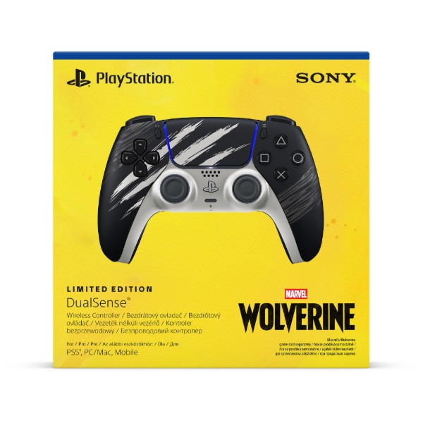 Фото - Геймпад PlayStation Dualsense BT [Marvel's Wolverine Adamantium Limited Edition]