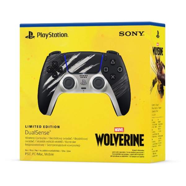 Фото - Геймпад PlayStation Dualsense BT [Marvel's Wolverine Adamantium Limited Edition]