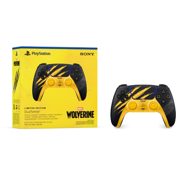 Фото - Геймпад PlayStation Dualsense BT [Marvel's Wolverine Yellow Limited Edition]