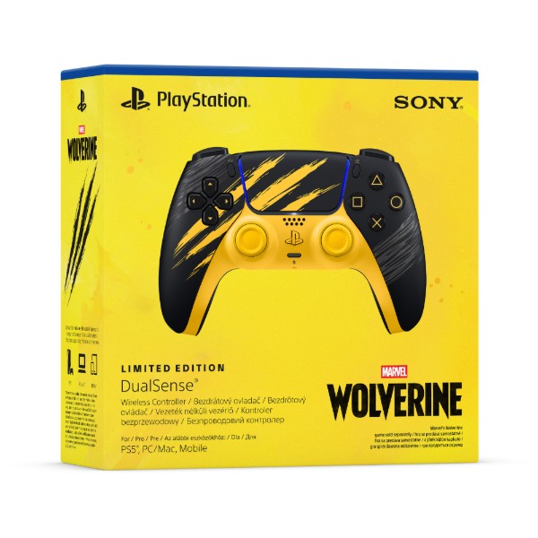 Фото - Геймпад PlayStation Dualsense BT [Marvel's Wolverine Yellow Limited Edition]