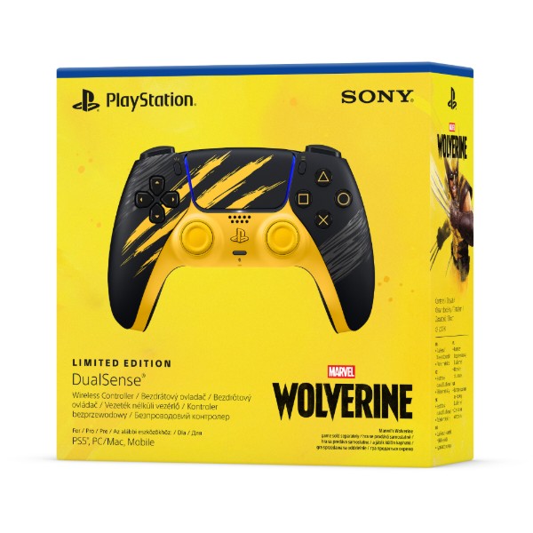 Фото - Геймпад PlayStation Dualsense BT [Marvel's Wolverine Yellow Limited Edition]