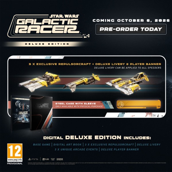 Фото - Ігровий диск PS5 Star Wars Galactic Racer Racer Deluxe Edition