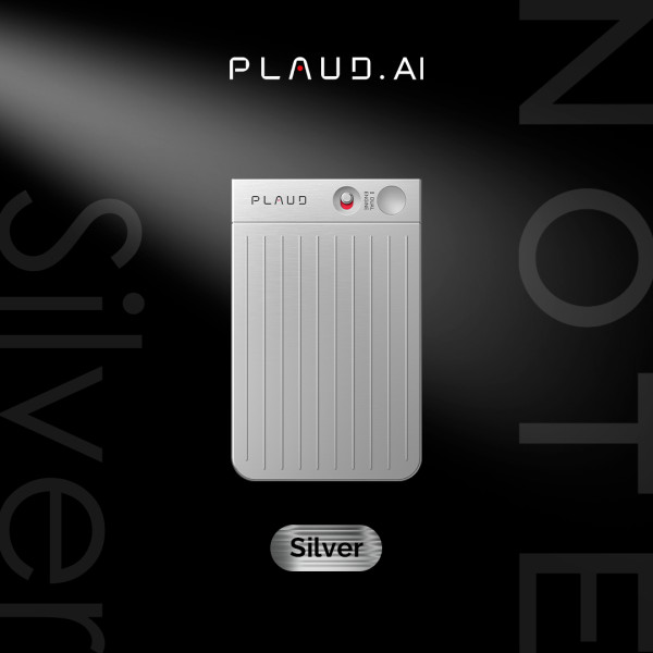 Фото - Диктофон Plaud.AI Note Silver (NB-100-SI)