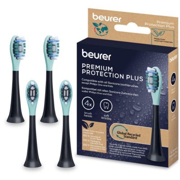Фото - Насадка для зубной щетки Beurer SC 30/50 Premium Protection Plus 4 шт. GP Фото - Насадка для зубной щетки Beurer SC 30/50 Premium Protection Plus 4 шт. GP