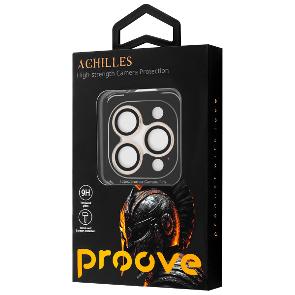 Фото - Захисне скло для смартфону Proove для камери Achilles iPhone 13 Pro/13 Pro Max Gold (CPPAIP13PM13)