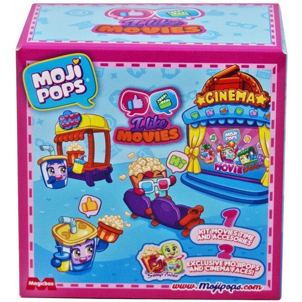Фото - Набір ігрових фігурок Moji Pops «Box I Like» – КІНОТЕАТР (2 фігурки, аксесуари)(PMPSV112PL30)