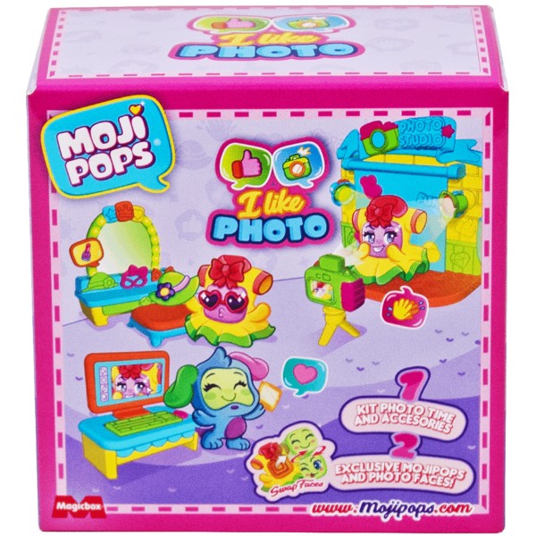 Фото - Набір ігрових фігурок Moji Pops «Box I Like» – ФОТОСТУДІЯ (2 фігурки, аксесуари)(PMPSV112PL60)