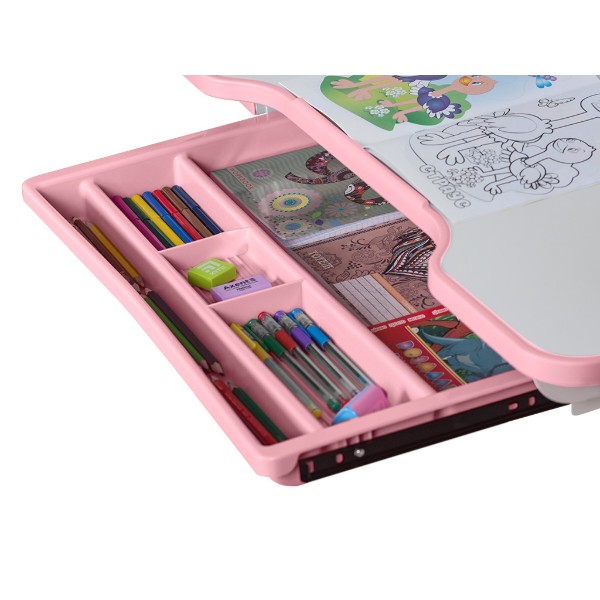 Фото - Комплект мебели школьный Mealux Panda Pink (BD-28 PN)