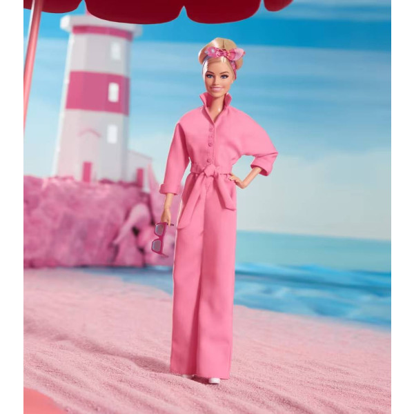 Фото - Коллекционная кукла Barbie Pink Power Jumpsuit по мотивам фильма "Барби" (HRF29)
