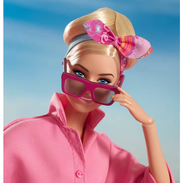 Фото - Коллекционная кукла Barbie Pink Power Jumpsuit по мотивам фильма "Барби" (HRF29)