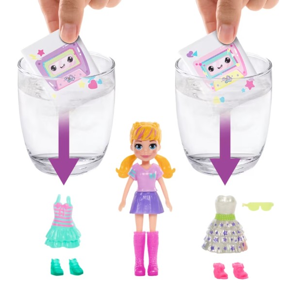 Фото - Лялька-сюрприз Polly Pocket Вечірка в стилі диско (HRD65)