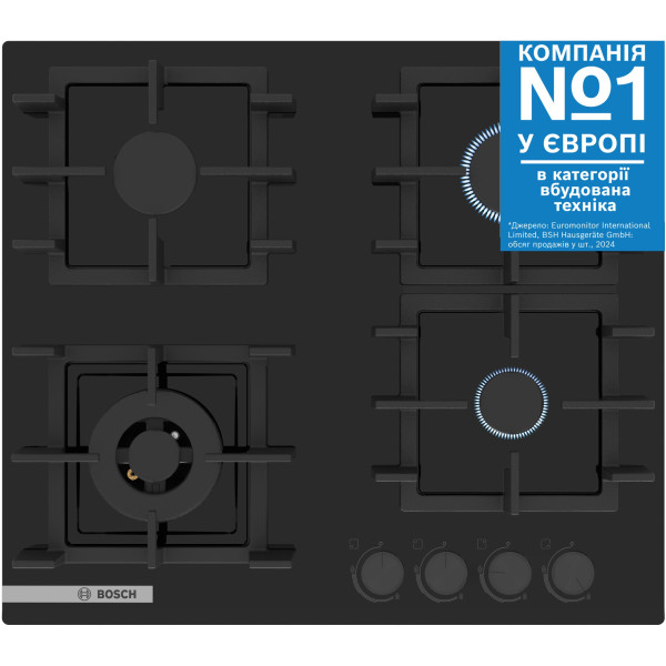 Фото - Варочная панель газовая Bosch PNK6B6P40R
