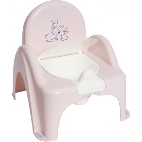 Фото - Горшок детский Tega Baby стульчик Зайчики Розовый (KR-012-104)