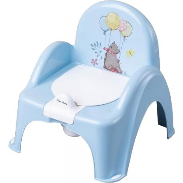 Фото - Горщик дитячий Tega Baby стільчик Лісова казка з музикою Світло-блакитний (PO-073-108)