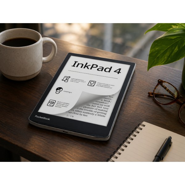 Фото - Електронна книга PocketBook 743G Stundust Silver (PB743G-U-CIS)