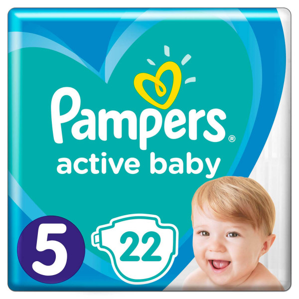 Фото - Одноразові підгузки Pampers Active Baby 5 22 шт. (8001841630847)