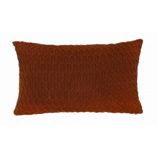 Фото - Подушка декоративна Прованс в'язана 30х45 chains 08 Цегляний (025056)